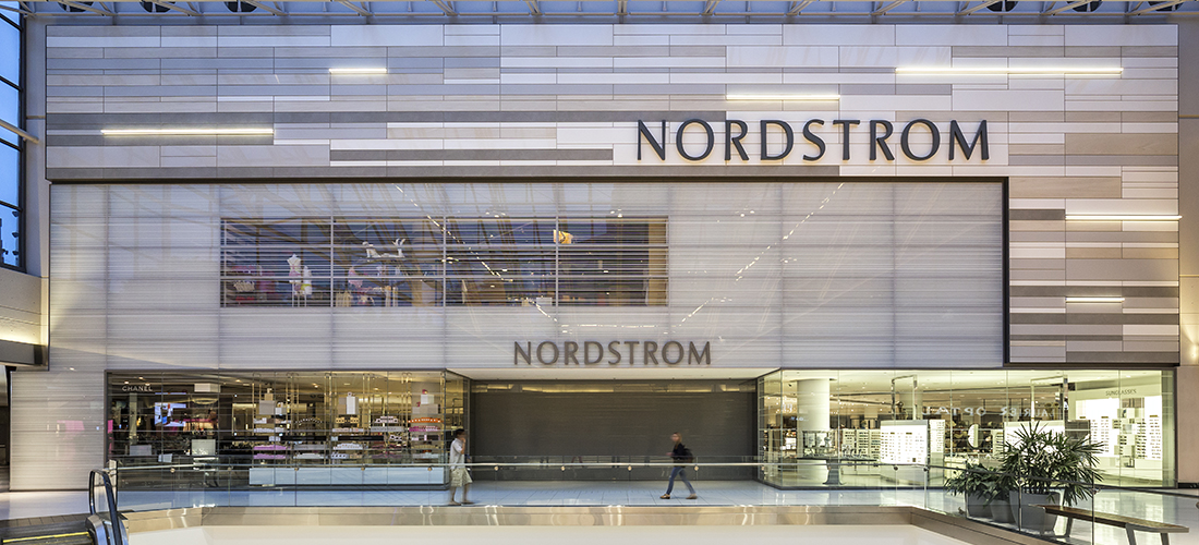Exterior elevation - Located directly between Canada's national capital buildings, Nordstrom Rideau - stands stunning in its elegant building facade by Elemex Ceramitex®