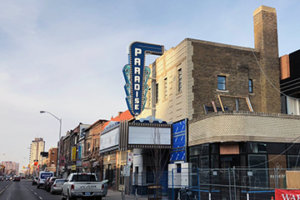 Paradise Theatre on Bloor with new signage