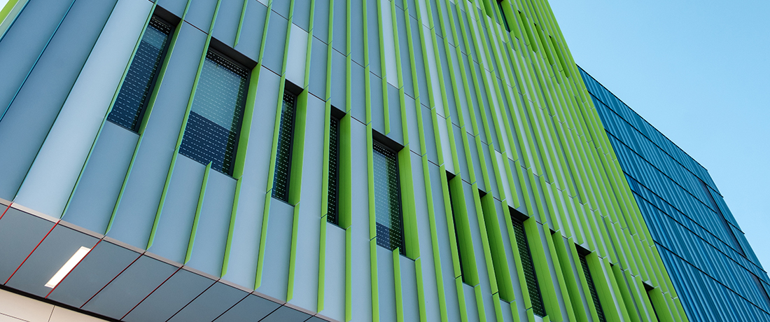 Ingenium Collections Conservation Centre Exterior Facade Panelling