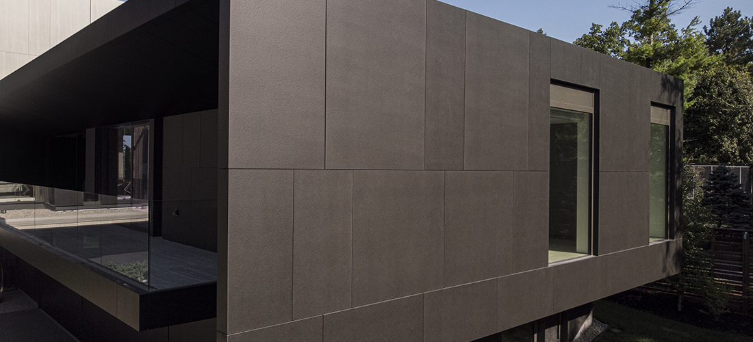 Lake Huron Residence - Ceramitex facade by Elemex