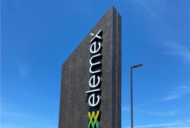 Elemex signage on Ceramitex by Elemex