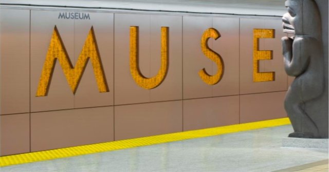 Museum signage in Alumitex Plate by Elemex